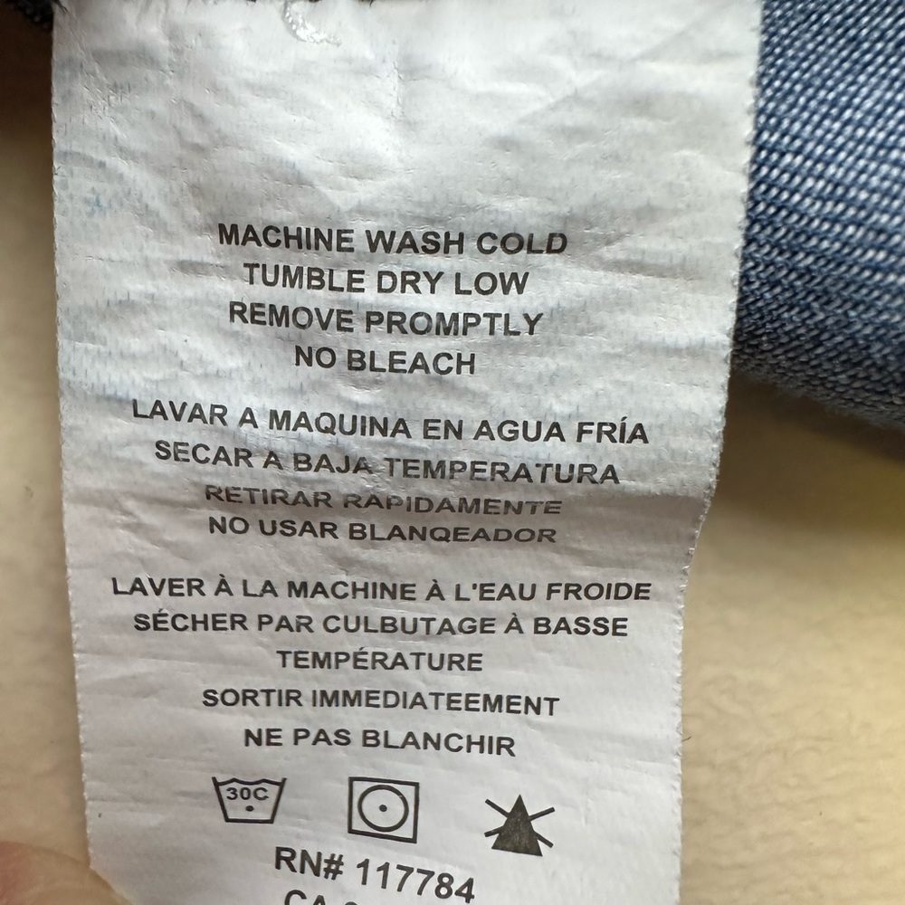 Rails 2 Tone Tencel Denim Chambray Button Down Si… - image 8